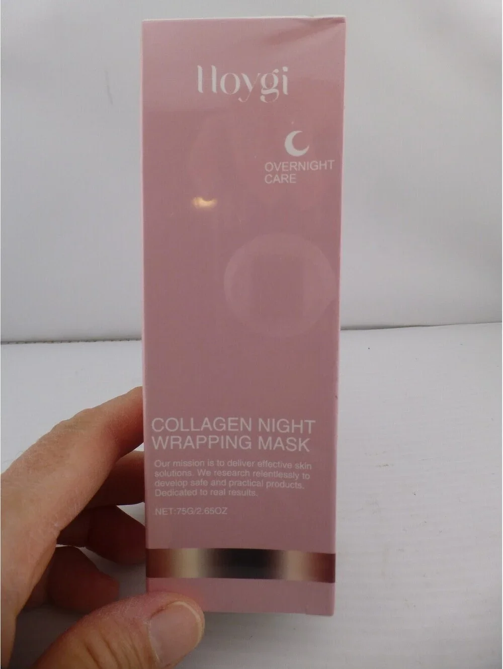 Hoygi Collagen Night Wrapping Mask 75g Overnight Care Anti-Aging Moisturizing Q1